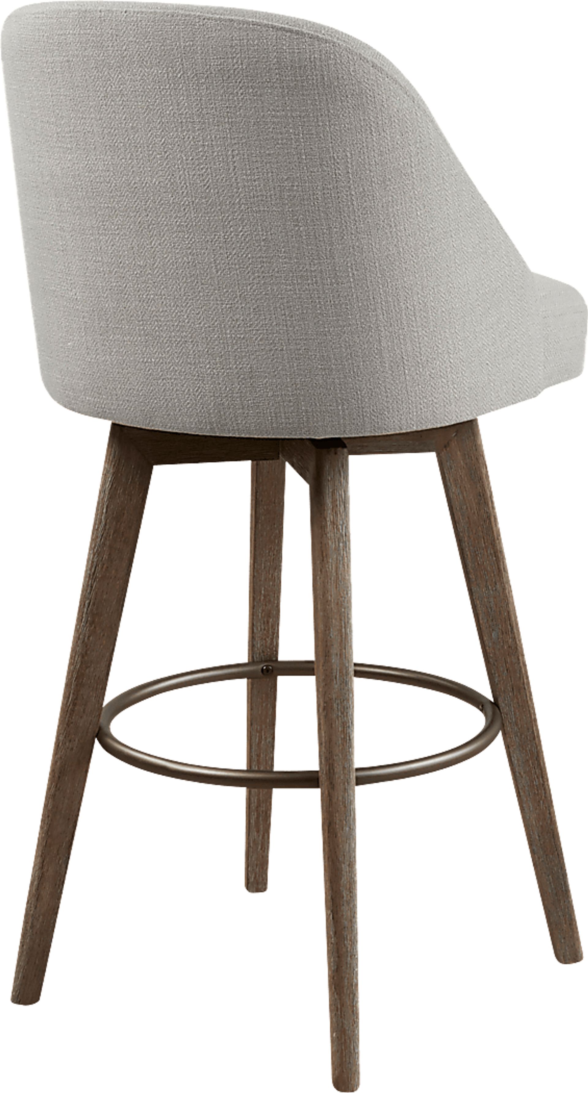 Dinmore Gray Swivel Barstool - Image 3