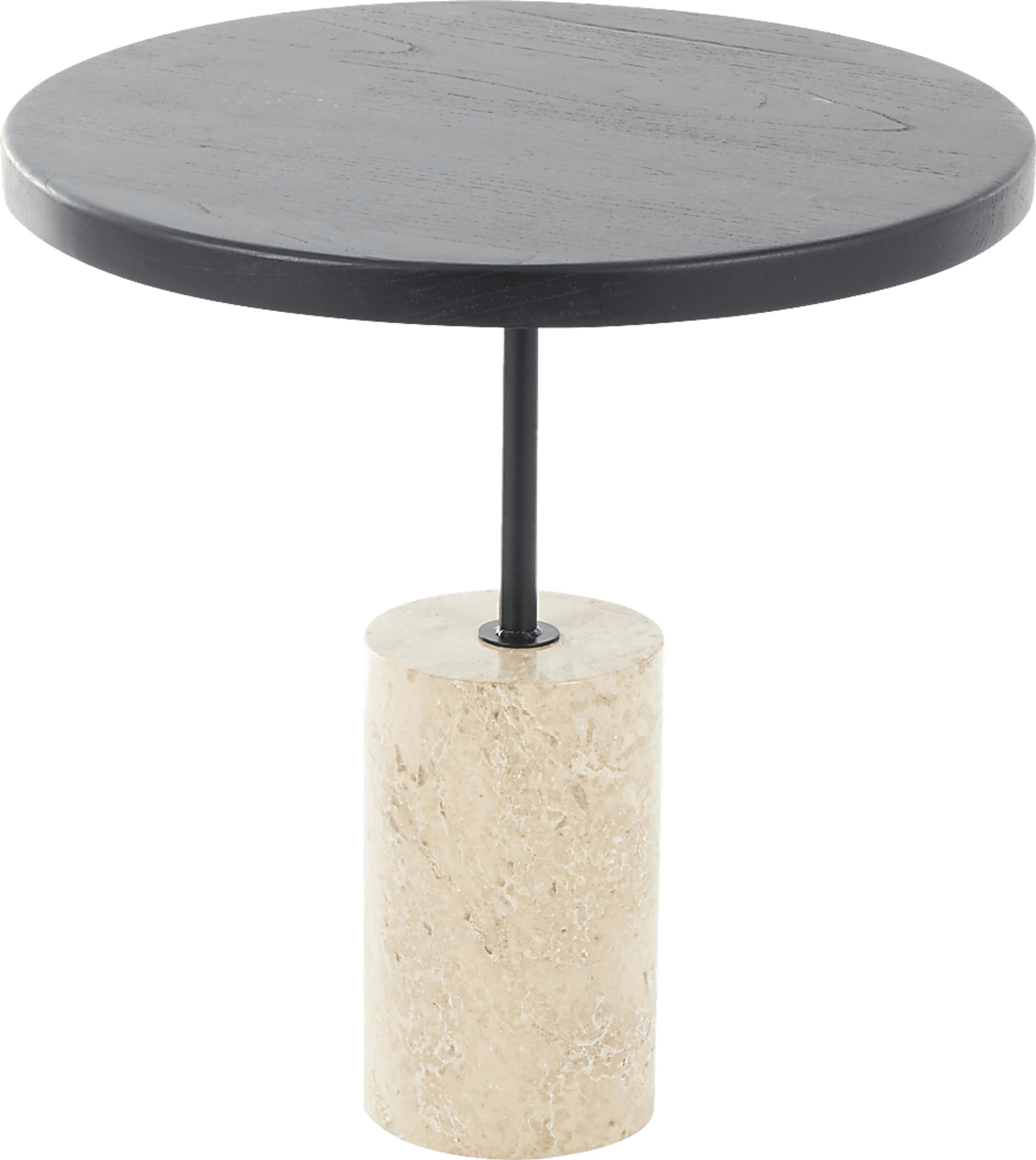 Dinne Black Accent Table - Image 1
