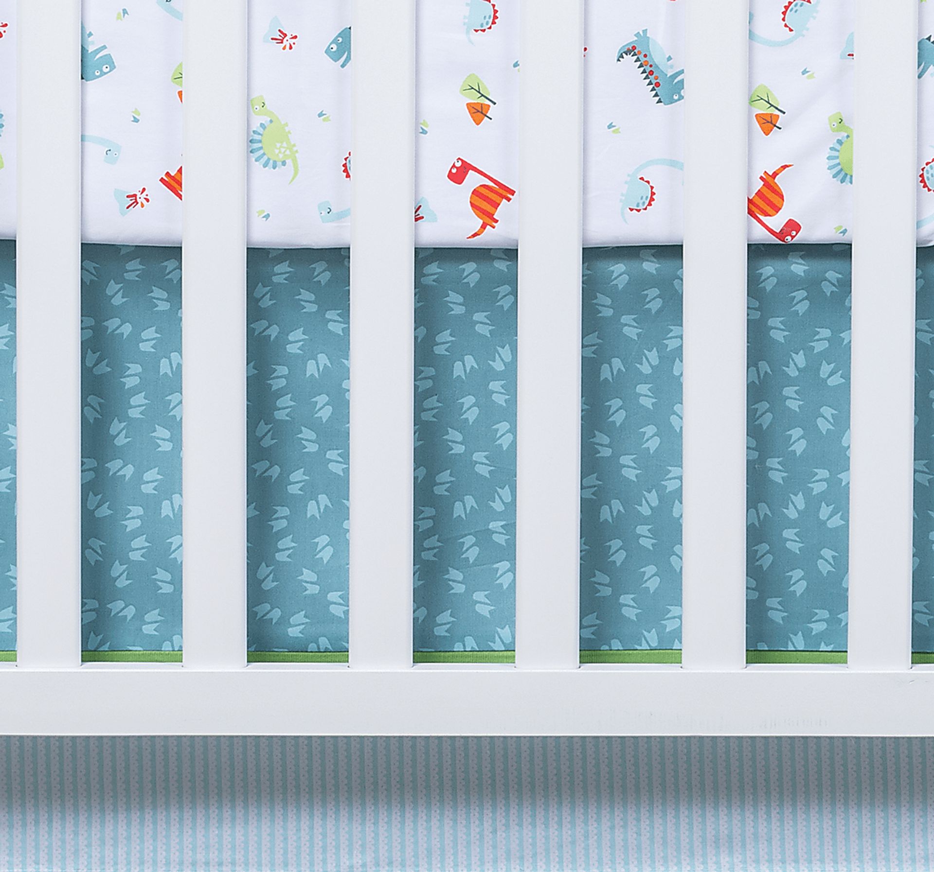 Dino Town Sky 3 Pc Baby Bedding Set - Image 7