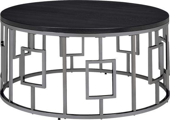 Dinoscape Black Cocktail Table