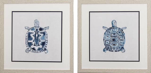 Dinsmore Blue Wall Art Set of 2 - Thumbnail - Image 1