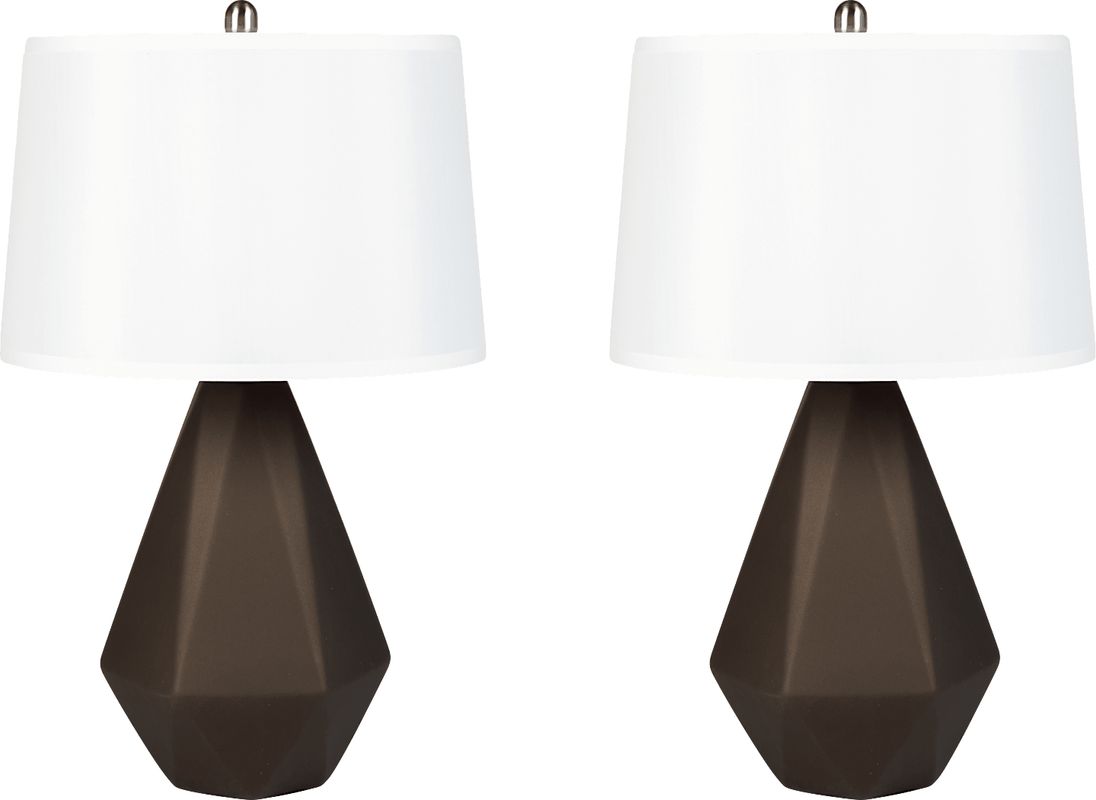 Diom Bronze Table Lamp, Set of 2