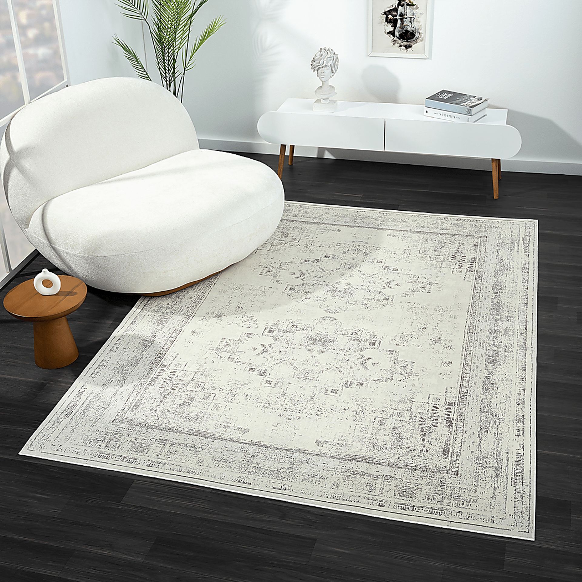 Dione Gray 7'10 x 9'10 Rug - Image 2