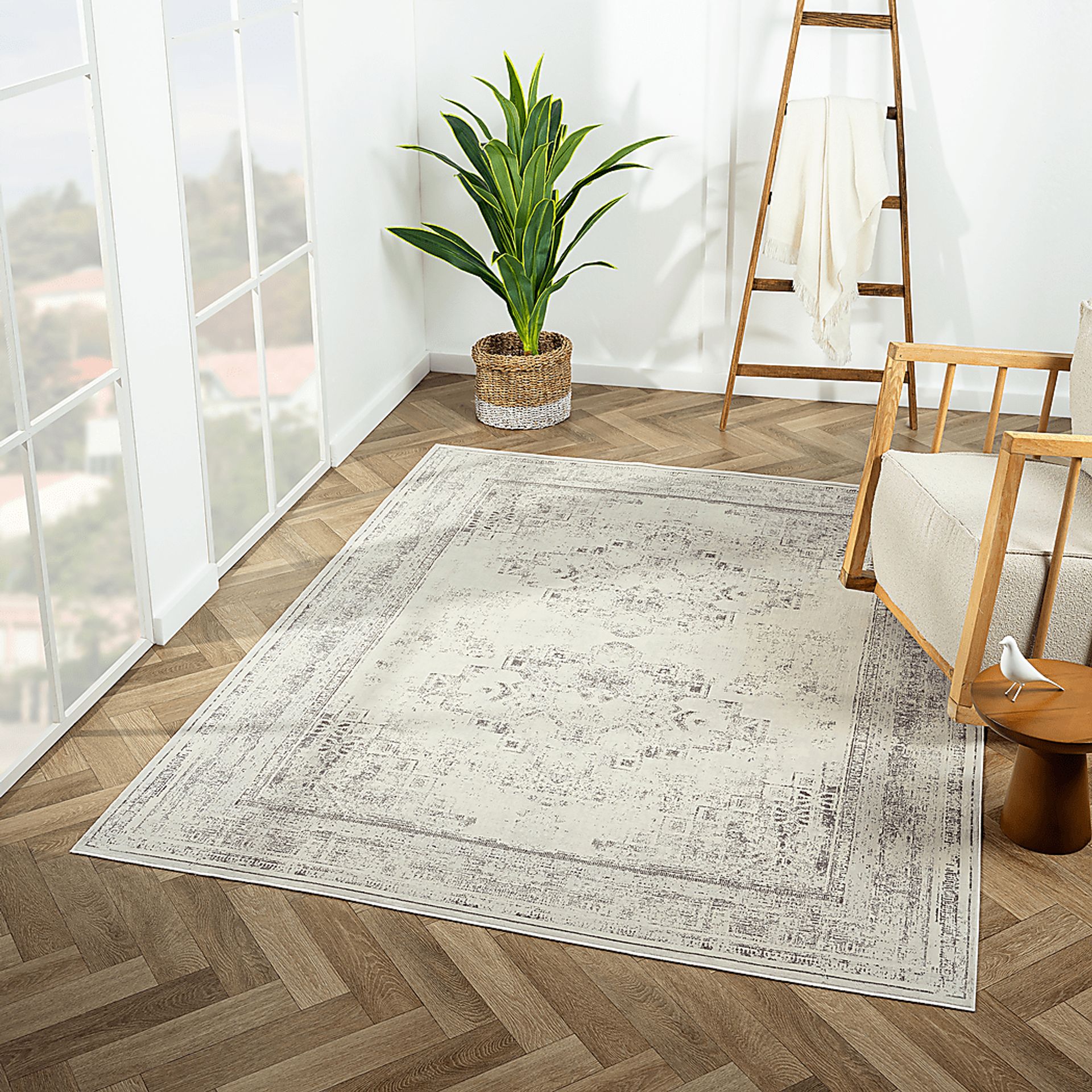 Dione Gray 7'10 x 9'10 Rug - Image 3