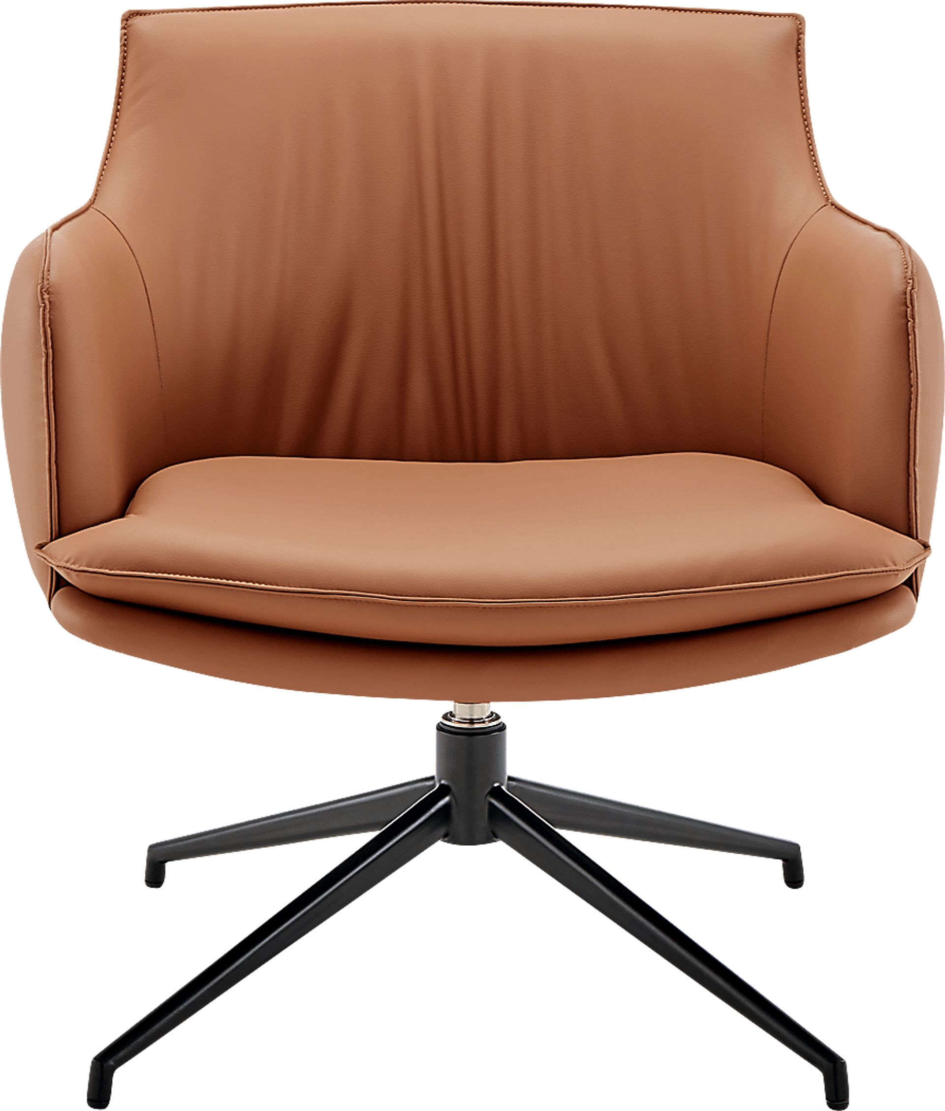 Dipaolo Caramel Swivel Accent Chair - Image 1