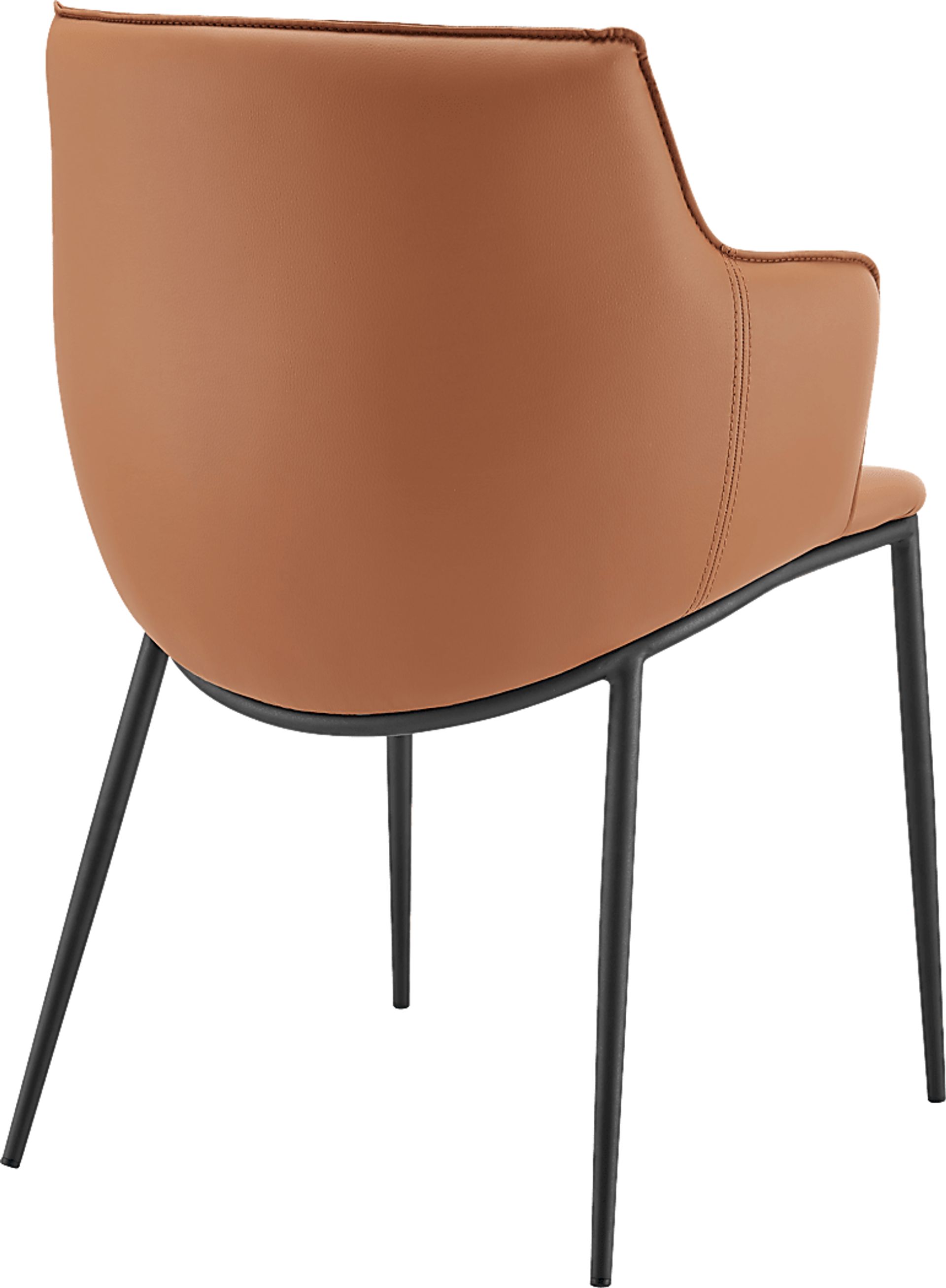 Dipaolo Cognac Arm Chair - Image 5