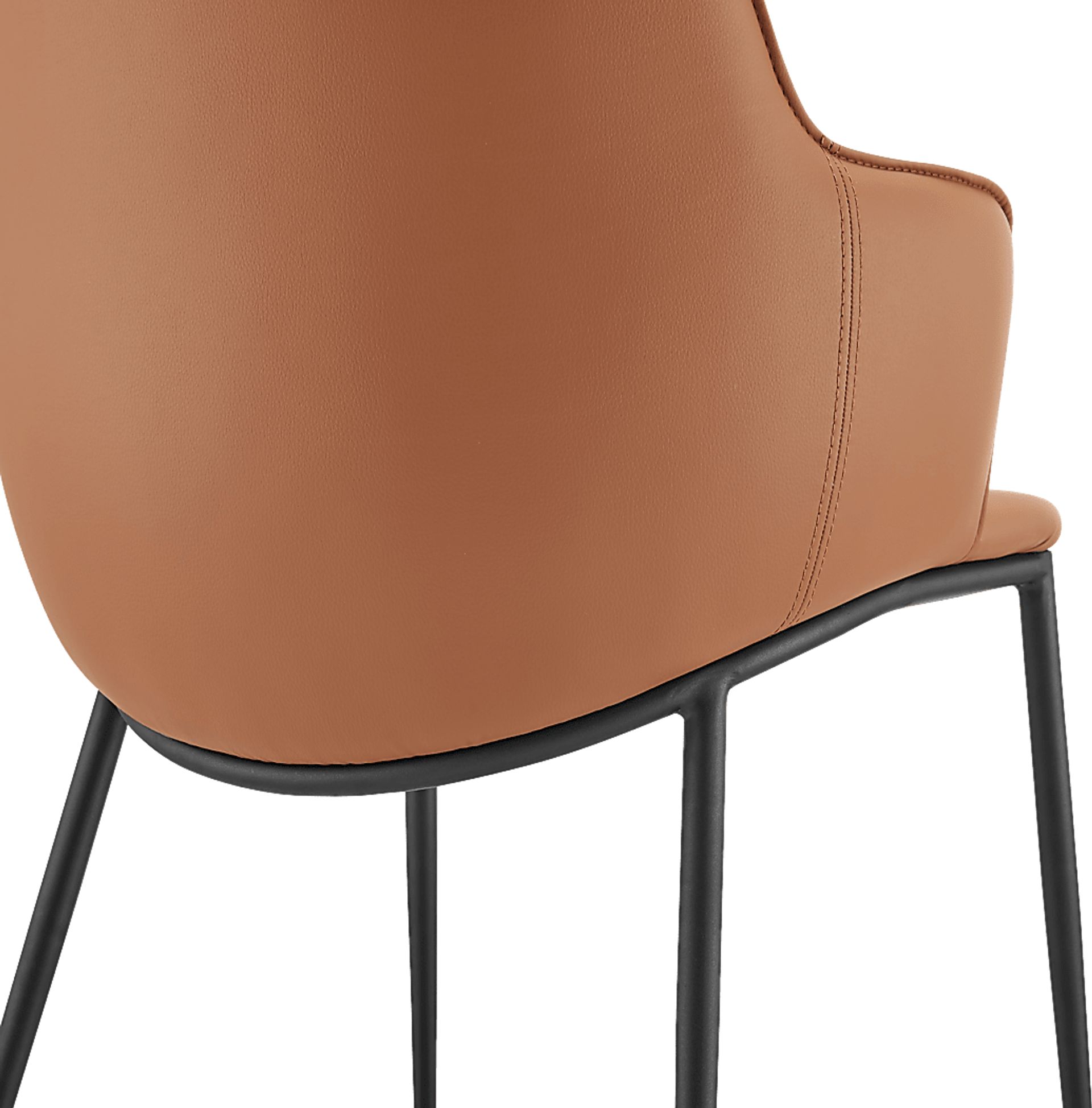 Dipaolo Cognac Arm Chair - Image 6