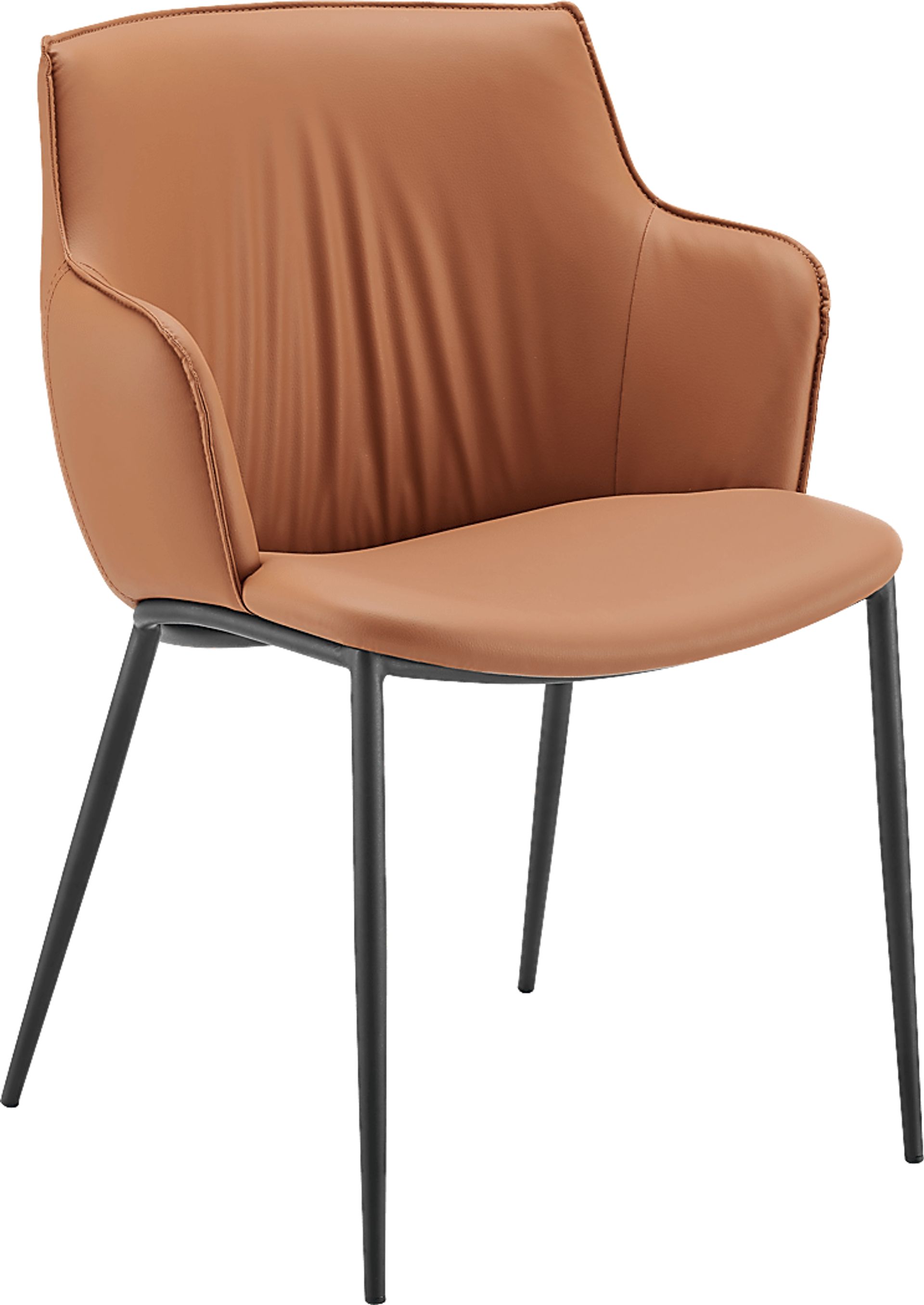 Dipaolo Cognac Arm Chair - Image 1