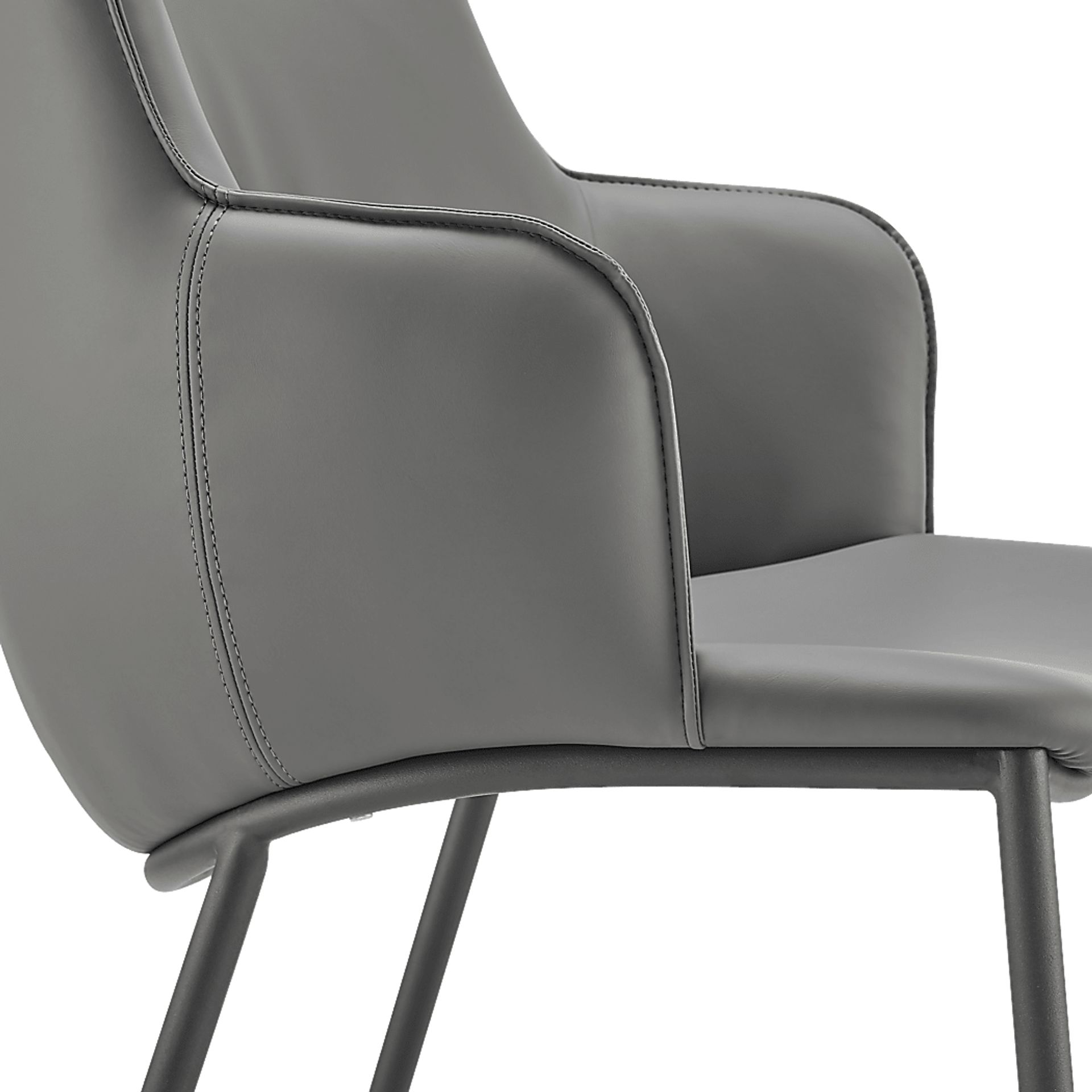 Dipaolo Gray Arm Chair - Image 6