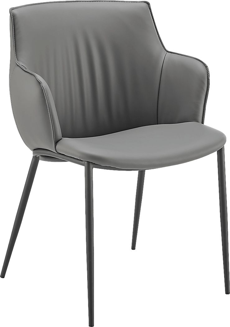 Dipaolo Gray Arm Chair