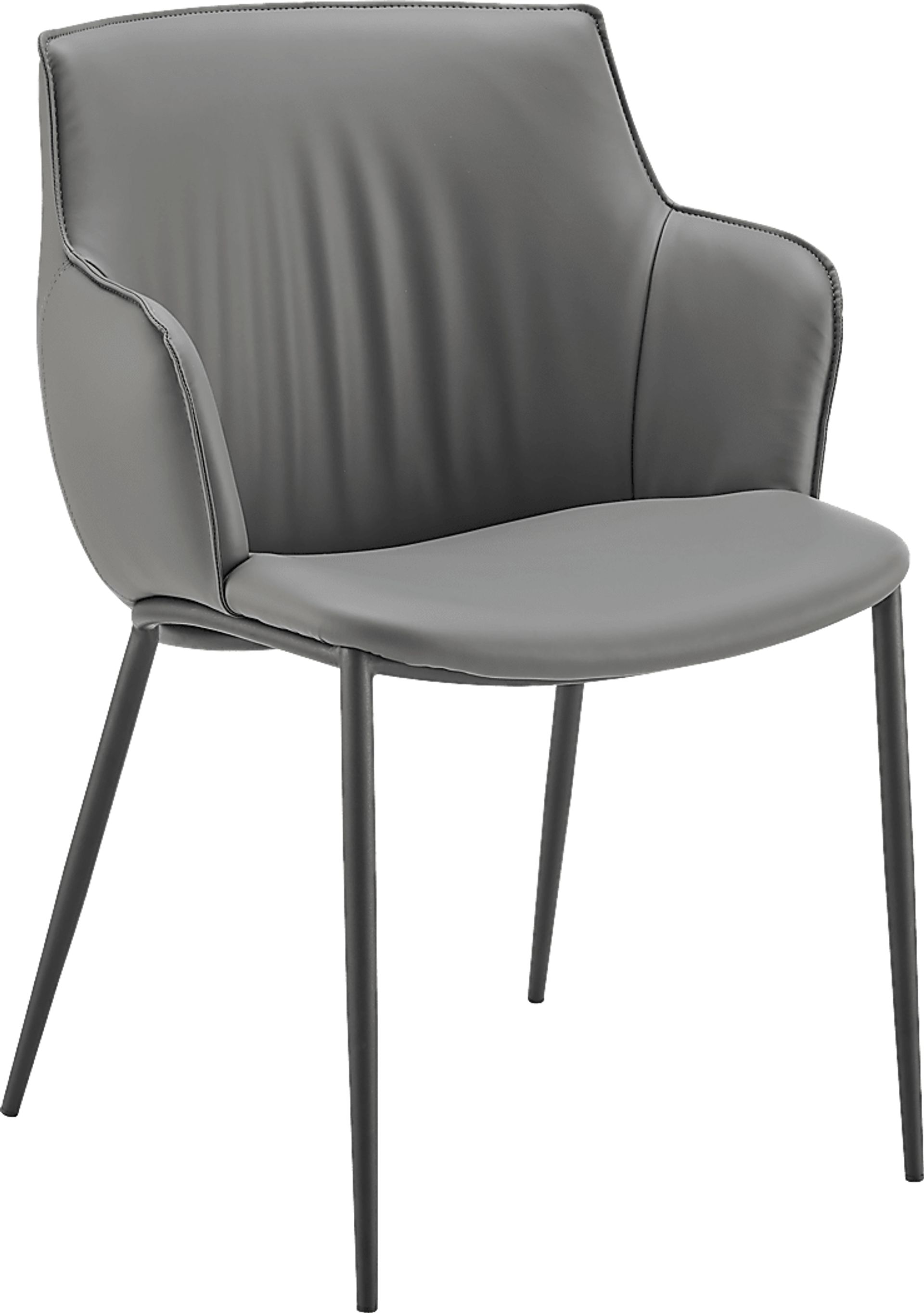 Dipaolo Gray Arm Chair - Image 1