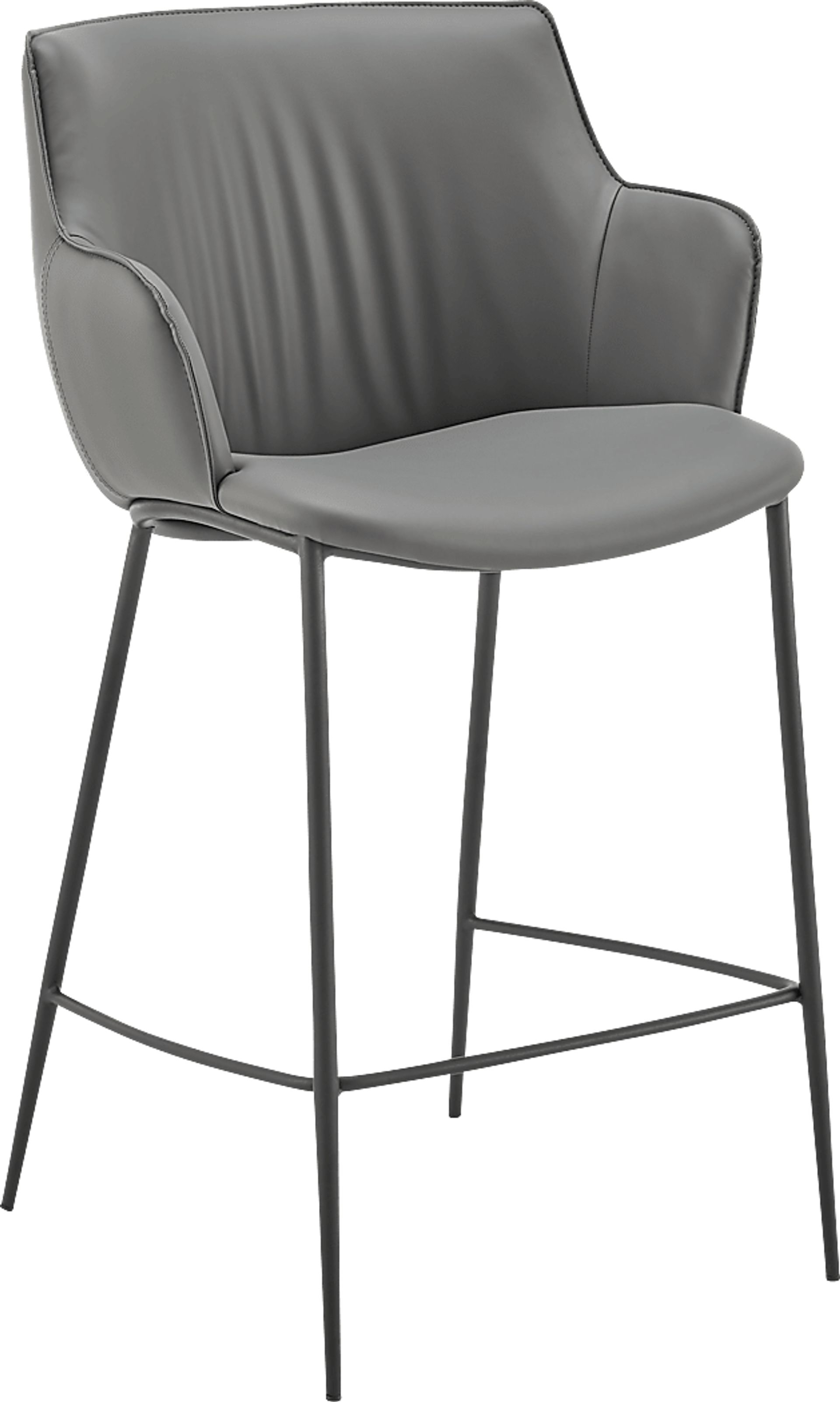 Dipaolo Gray Counter Height Stool - Image 2