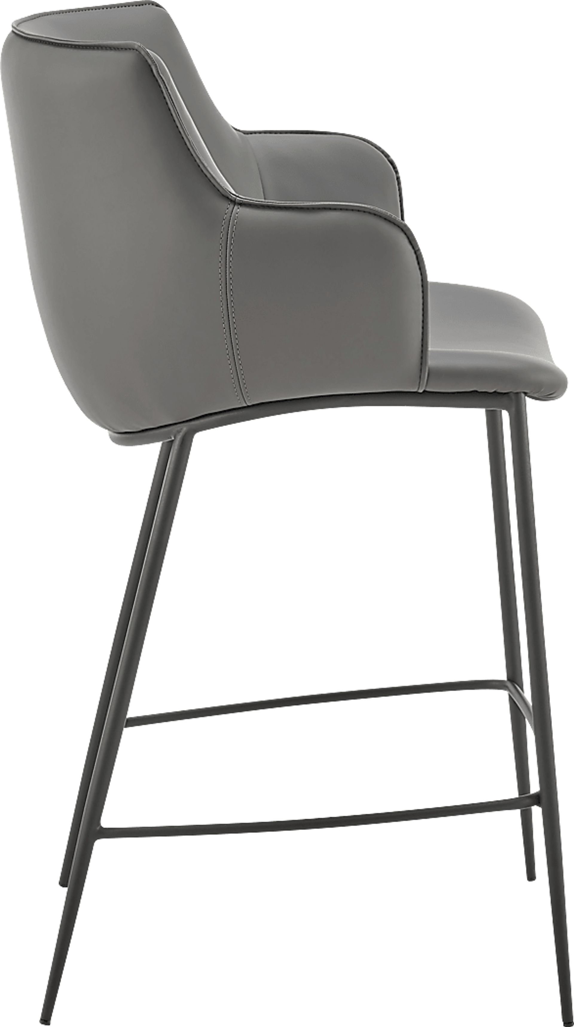 Dipaolo Gray Counter Height Stool - Image 3