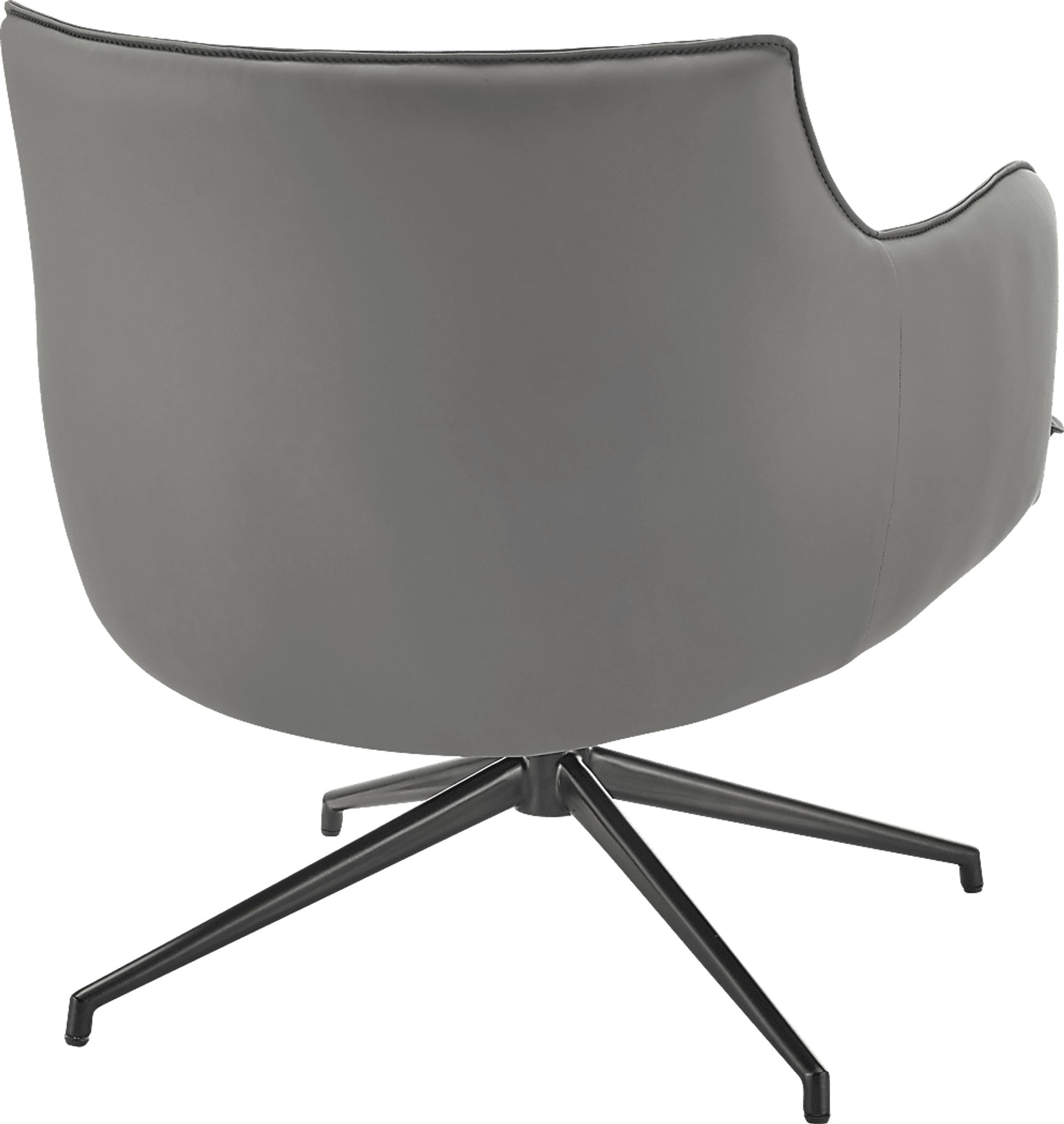 Dipaolo Gray Swivel Accent Chair - Image 4