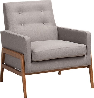 Diplari Gray Accent Chair