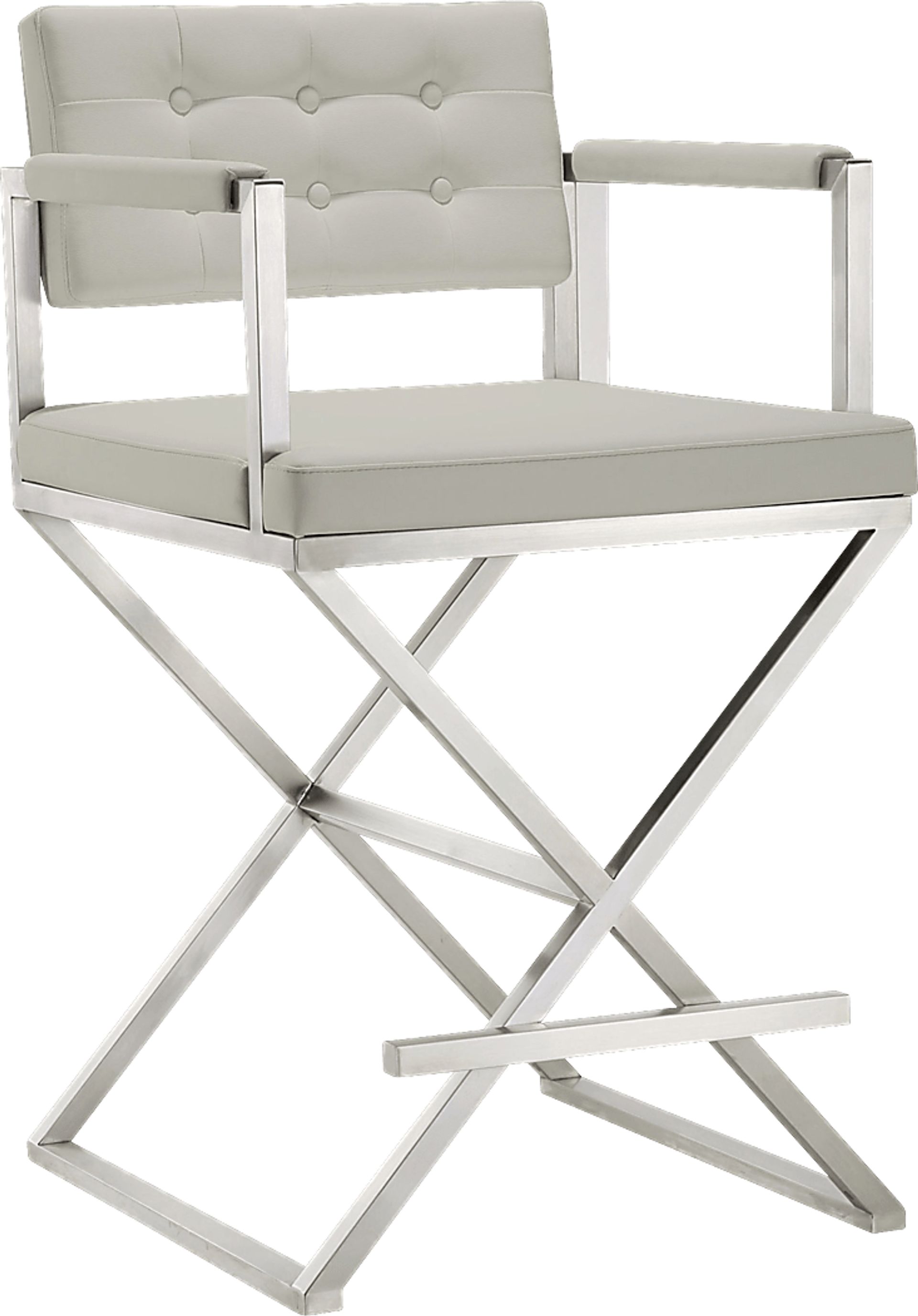 Director Gray Counter Height Stool - Image 1