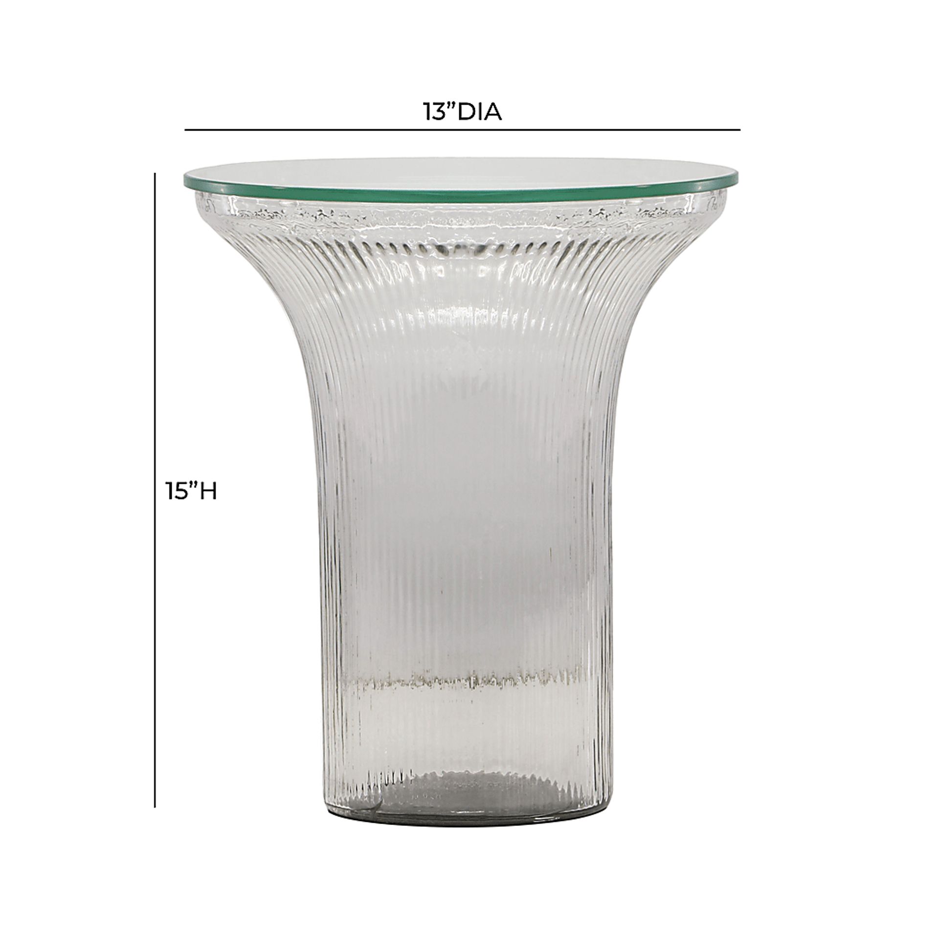 Dirksen Clear End Table - Image 5