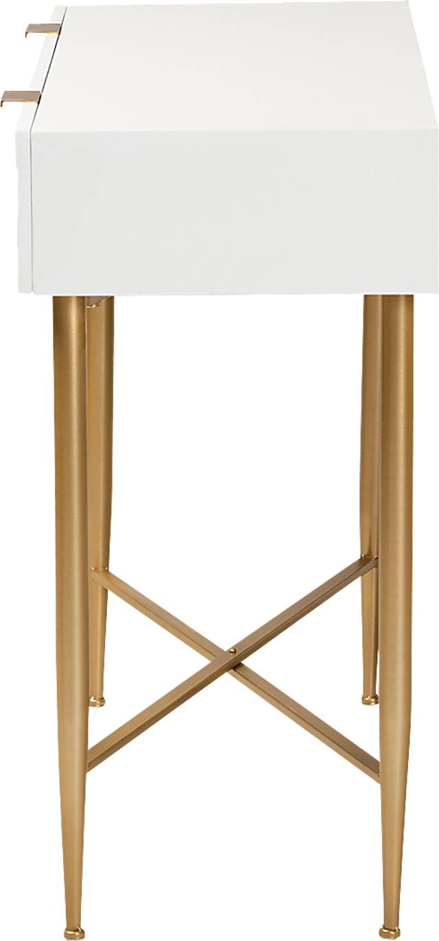 Dishion White Sofa Table - Thumbnail - Image 4