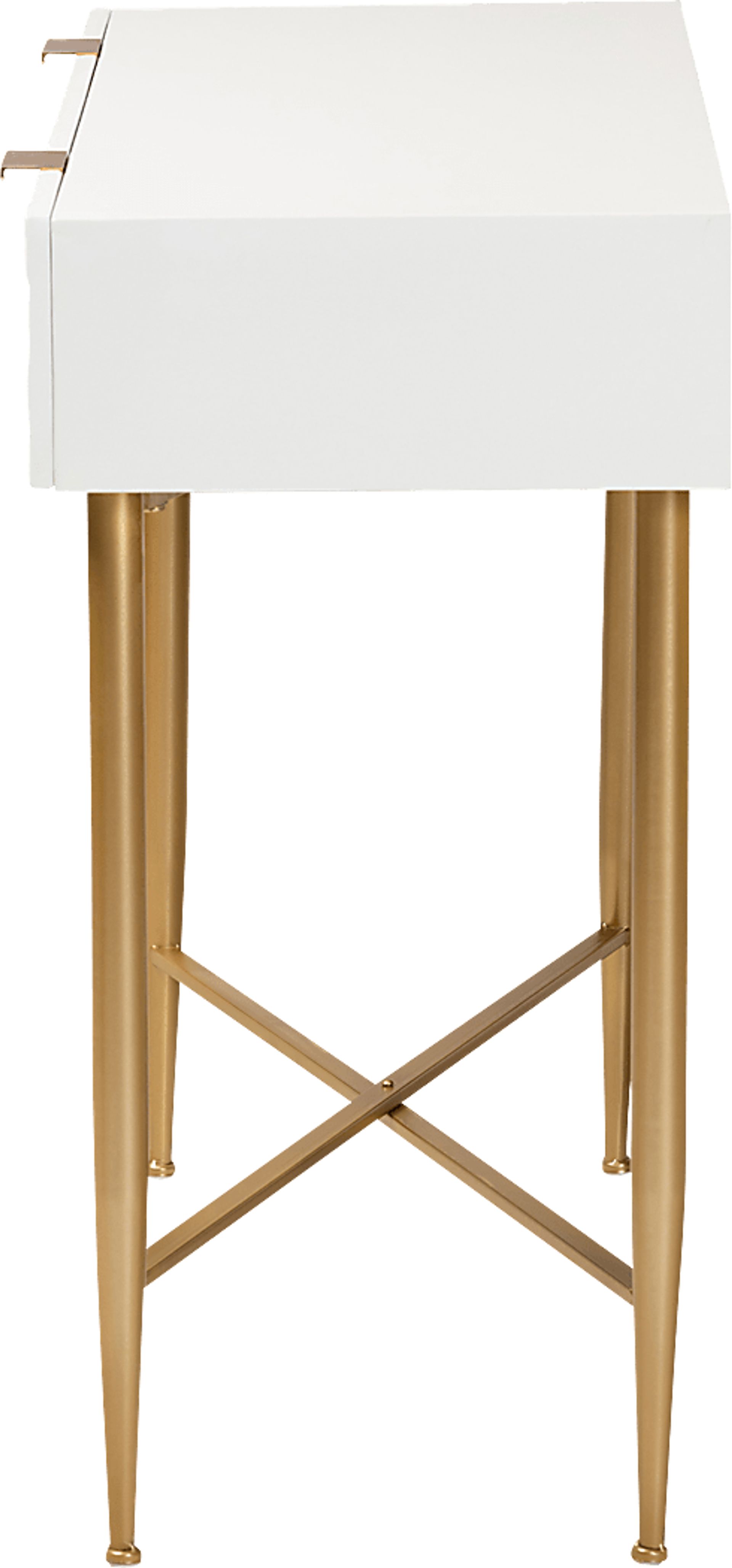 Dishion White Sofa Table - Image 4