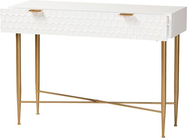 Dishion White Sofa Table - Thumbnail - Image 5