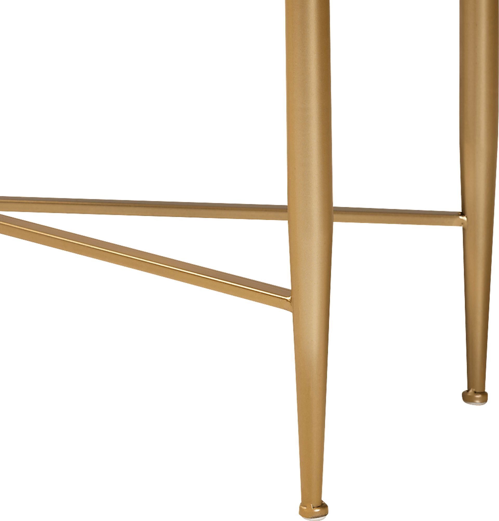 Dishion White Sofa Table - Image 7