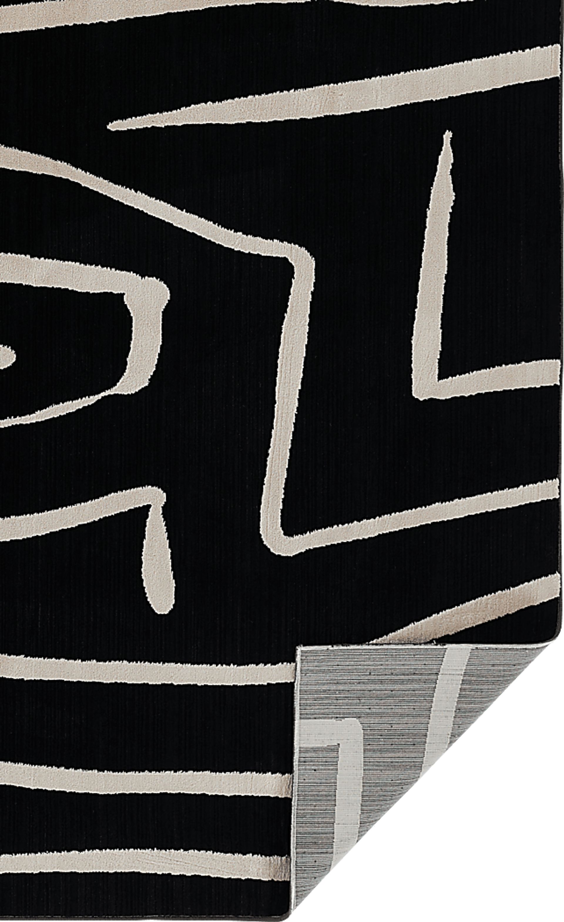 Dismon Black 5'3 x 7'6 Rug - Image 4