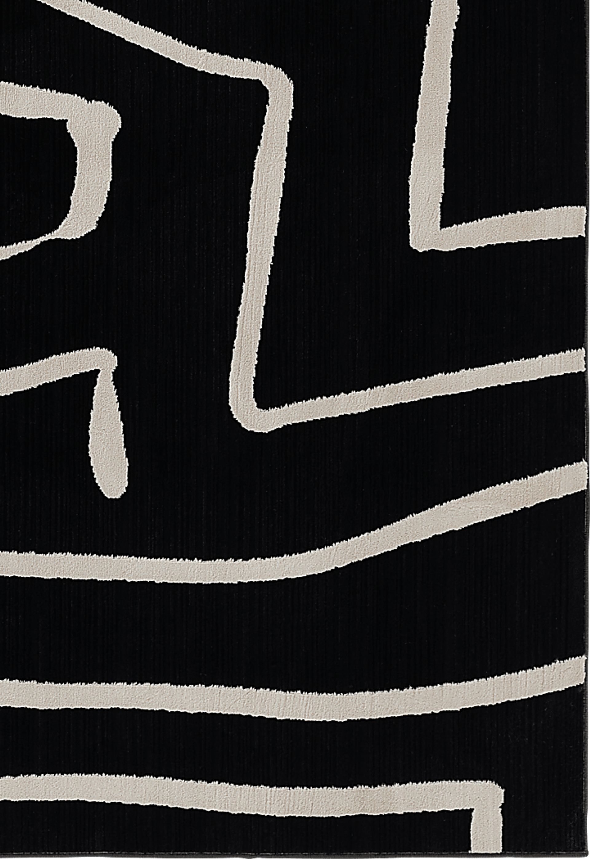 Dismon Black 5'3 x 7'6 Rug - Image 5