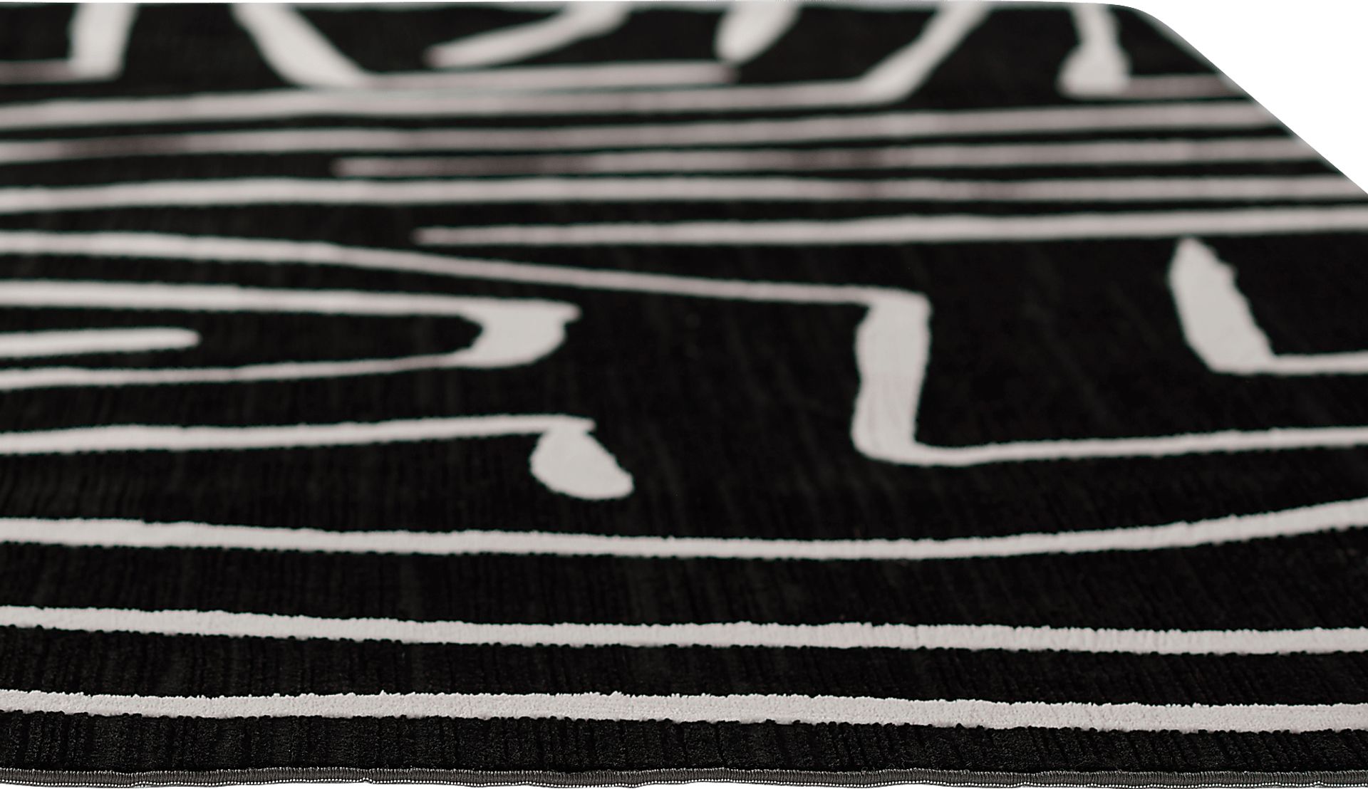 Dismon Black 5'3 x 7'6 Rug - Image 9