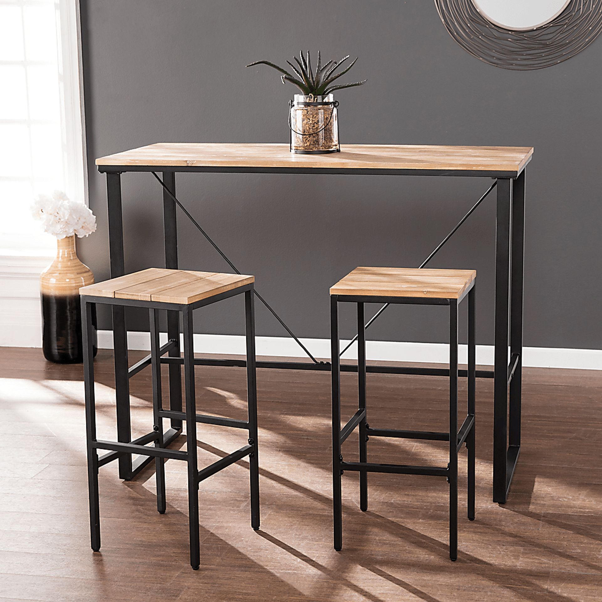 Dismuke Natural Outdoor Pub Table - Image 7