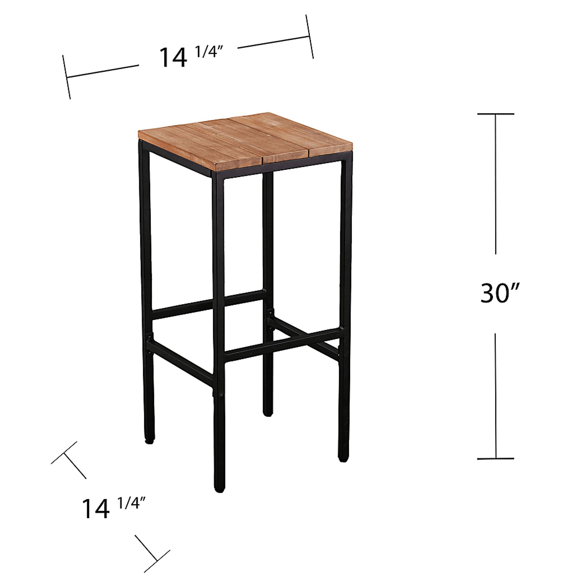 Dismuke Natural Outdoor Barstool, Set of 2 - Image 7