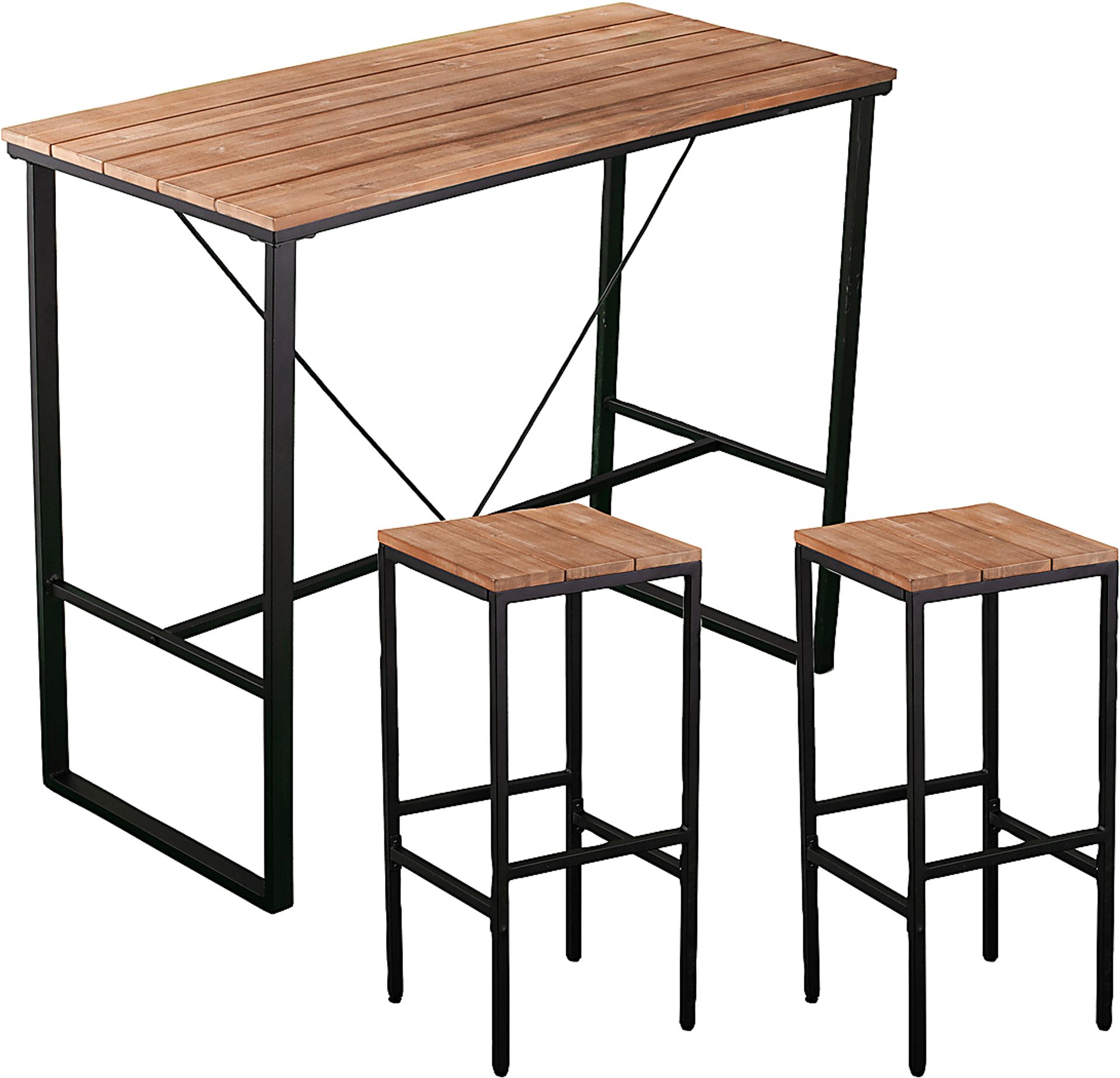 Dismuke Natural Outdoor Barstool, Set of 2 - Image 8
