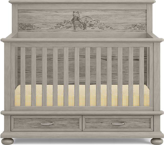 Disney Baby Woodland Adventures with Winnie the Pooh Classic Gray 5 Pc Nursery with Toddler Rails - Thumbnail - Image 3