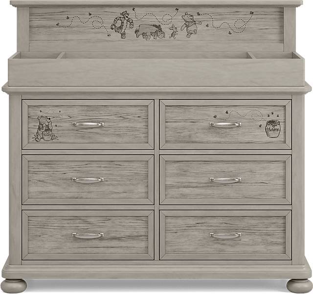 Disney Baby Woodland Adventures with Winnie the Pooh Classic Gray 5 Pc Nursery with Toddler Rails - Thumbnail - Image 6