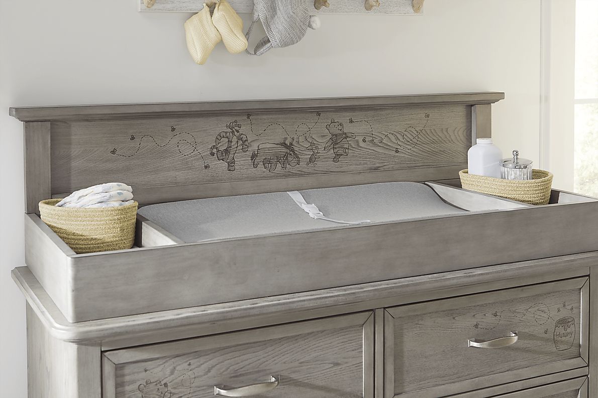 Disney Baby Woodland Adventures with Winnie the Pooh Classic Gray Dresser with Changing Pad