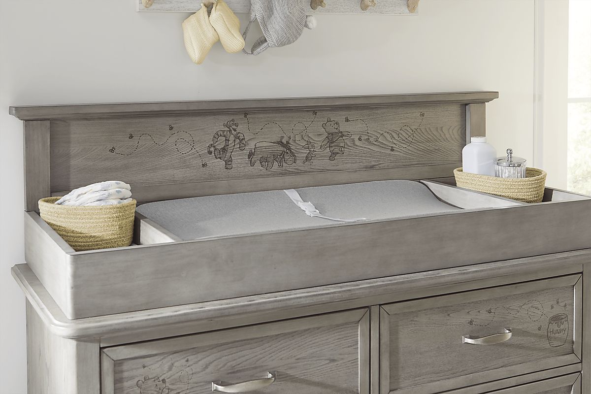 Disney Woodland Adventures With Winnie The Pooh Gray Dresser Changing Pad Rooms to Go