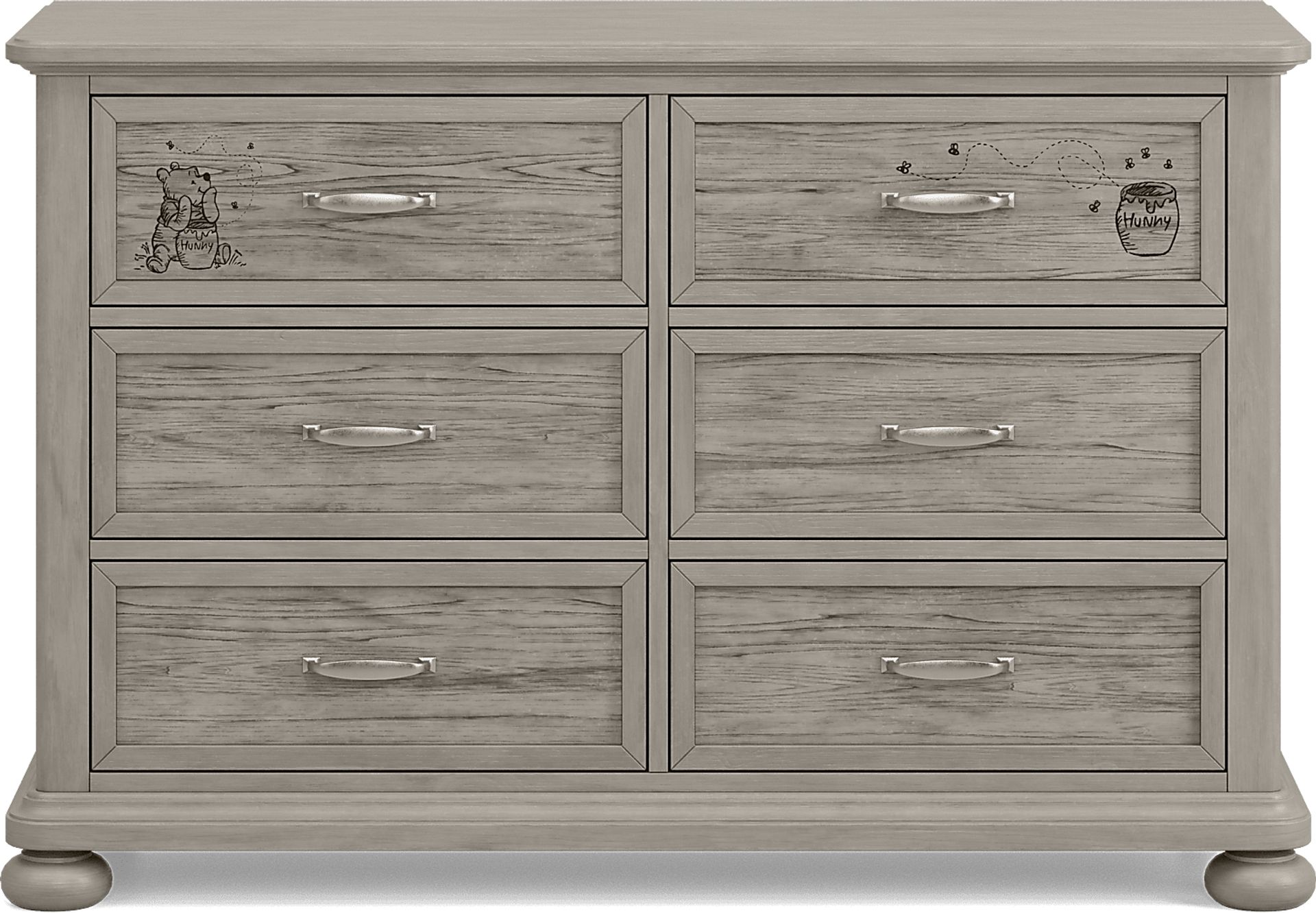Disney Baby Woodland Adventures with Winnie the Pooh Classic Gray Nursery with Conversion Rails - Image 8
