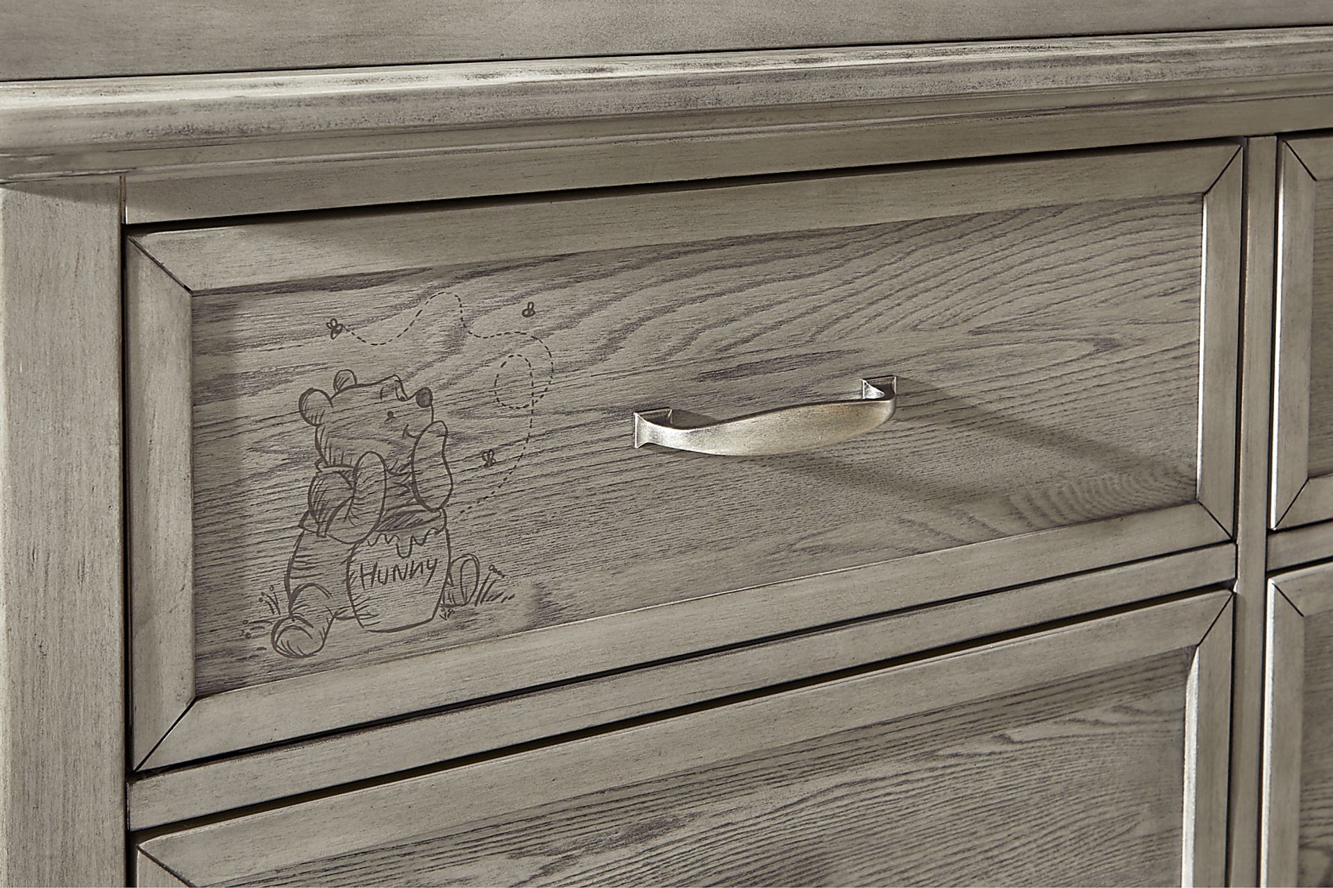 Disney Baby Woodland Adventures with Winnie the Pooh Classic Gray Dresser - Image 3