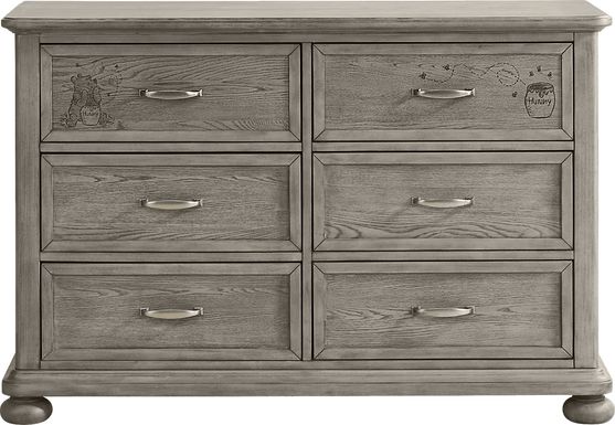 Disney Baby Woodland Adventures with Winnie the Pooh Classic Gray Dresser