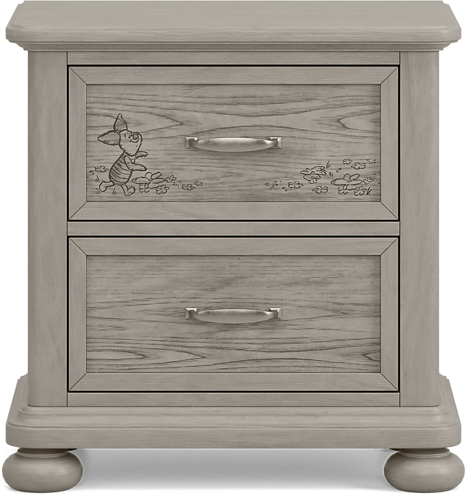 Disney Baby Woodland Adventures with Winnie the Pooh Classic Gray 5 Pc Full Platform Bedroom - Image 9