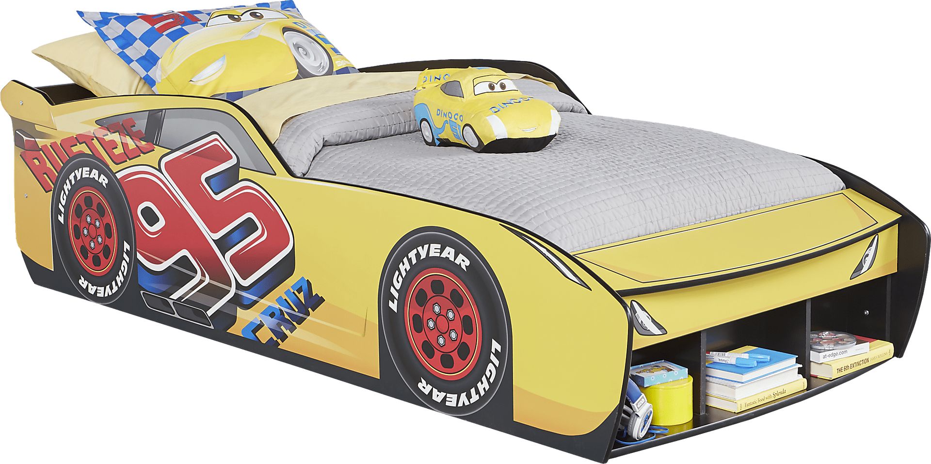 Disney/Pixar Cars Cruz Ramirez™ Yellow 3 Pc Twin Car Bed - Image 1