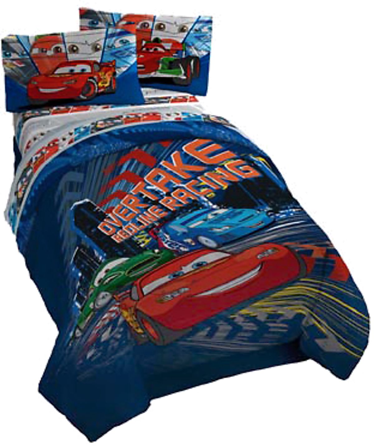 Disney Cars Blue Twin Bed Set