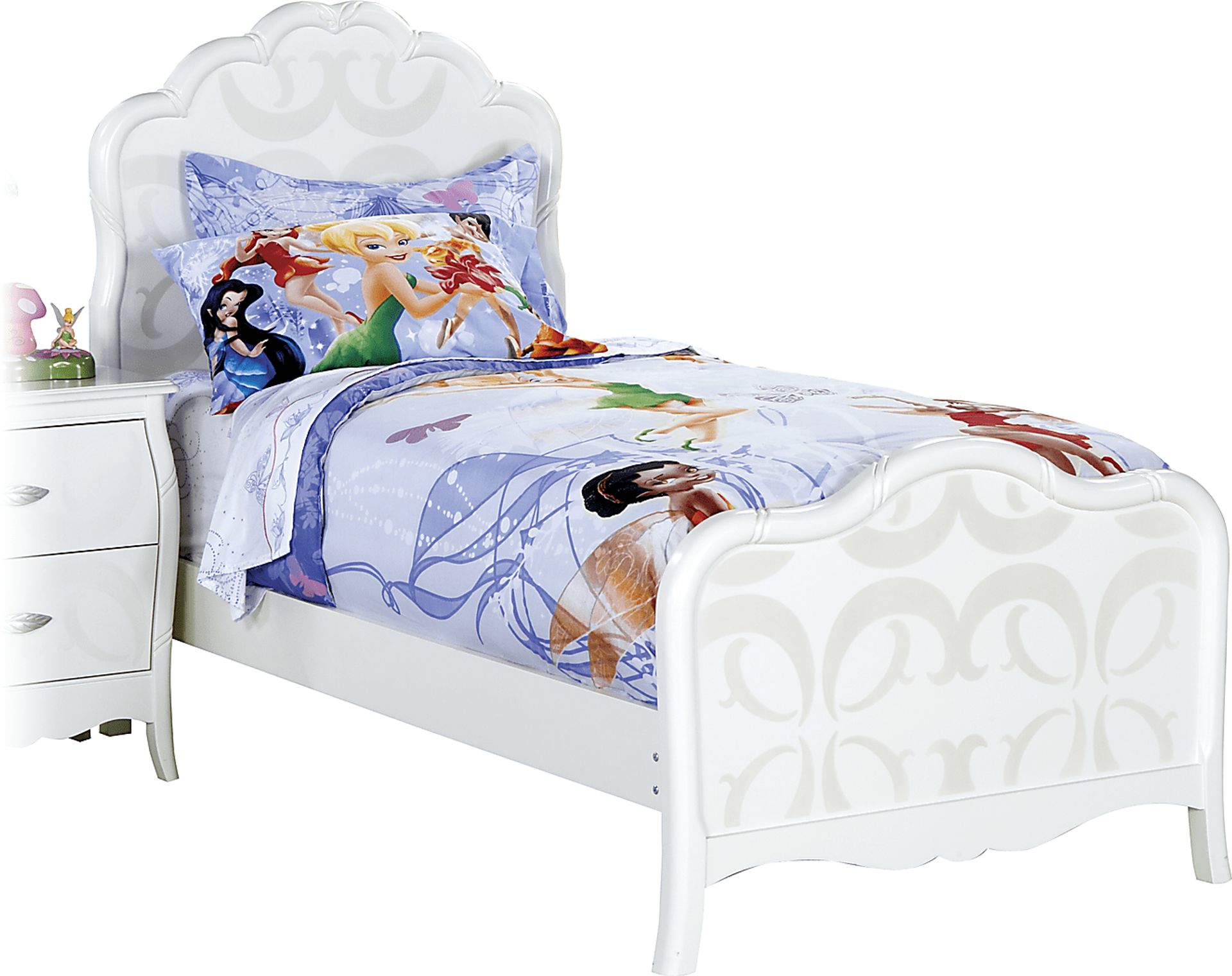 Disney Fairies Twin Panel Bed - Image 1