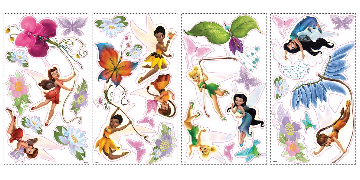 Disney Fairies Wall Decals Rooms To Go