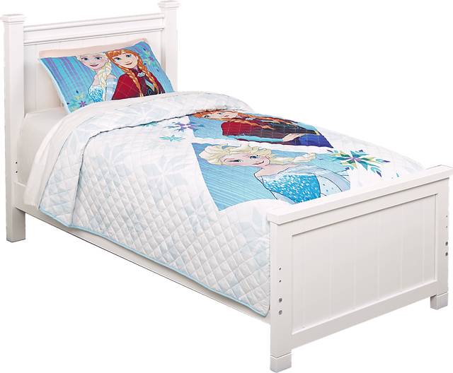 Disney Frozen Diamonds Twin/Full Coverlet and Sham - Thumbnail - Image 1