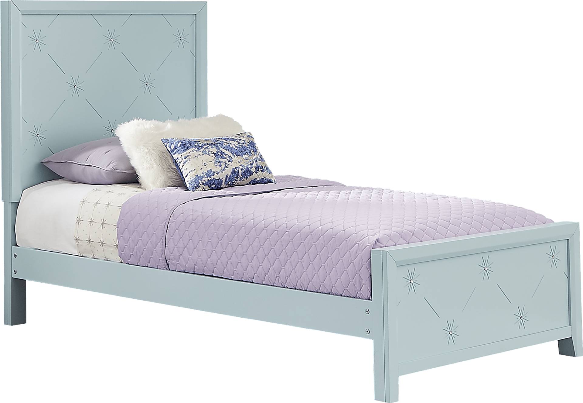 3 pc twin panel bed