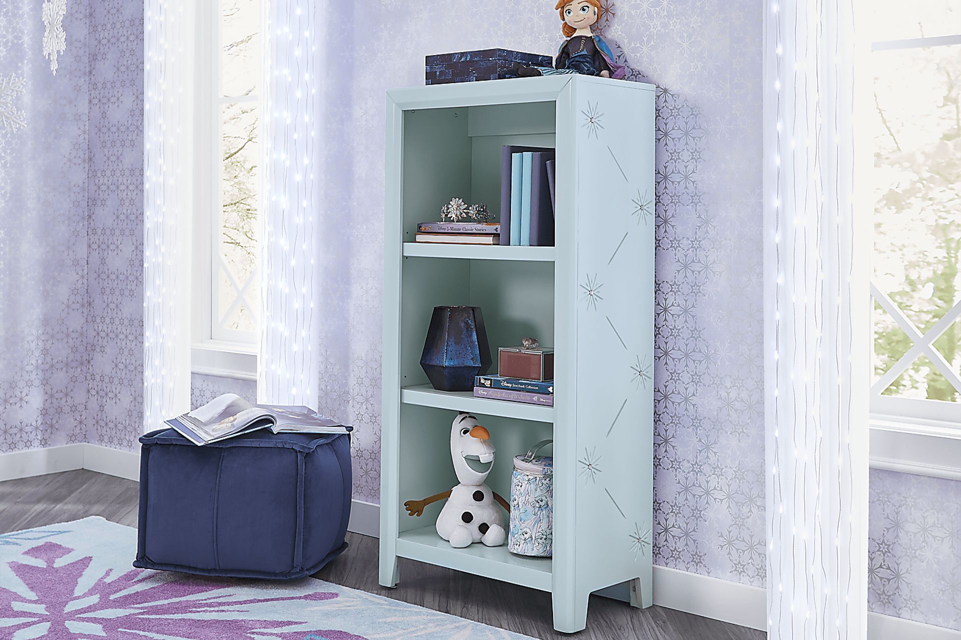 Disney Frozen Ice Blue Bookcase - Image 5