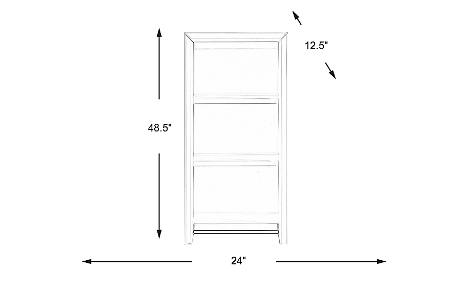 Dimension Image. Please refer to the Dimension Tab on this page for dimension details.