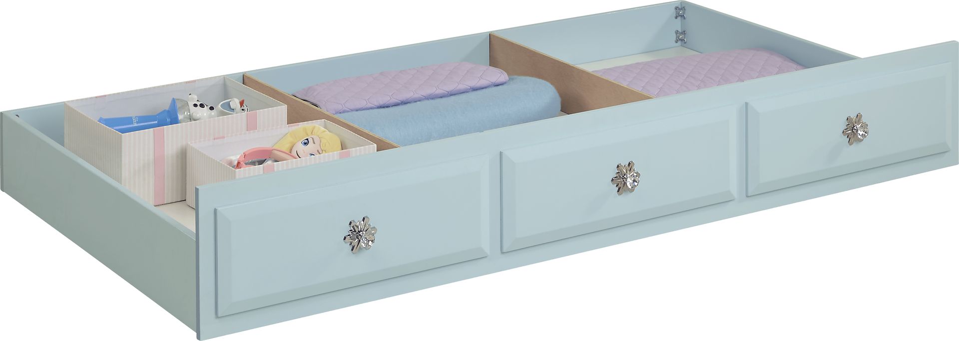 Disney Frozen Ice Blue Twin Storage Trundle - Image 3