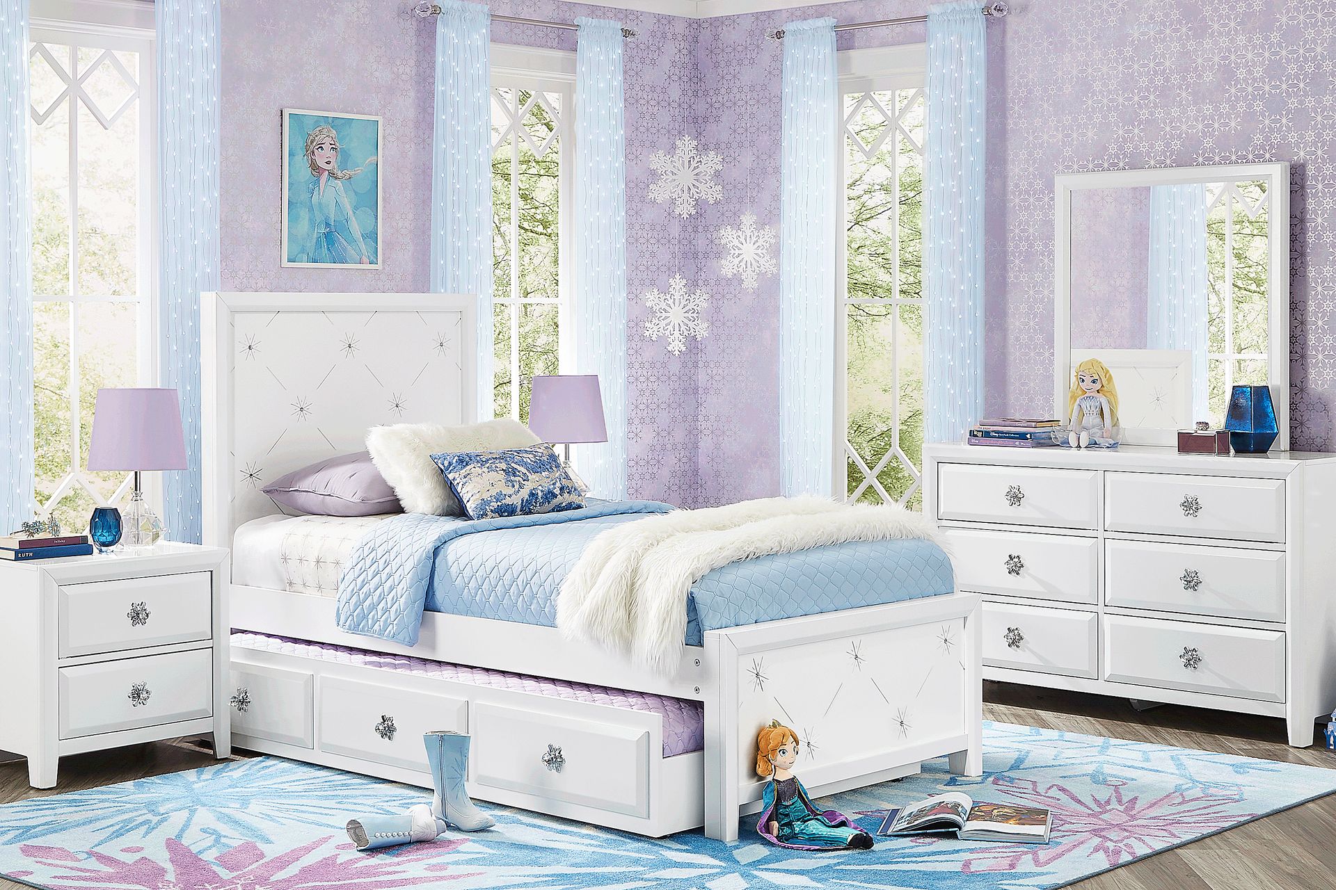 Disney Frozen Ice White Dresser - Image 2