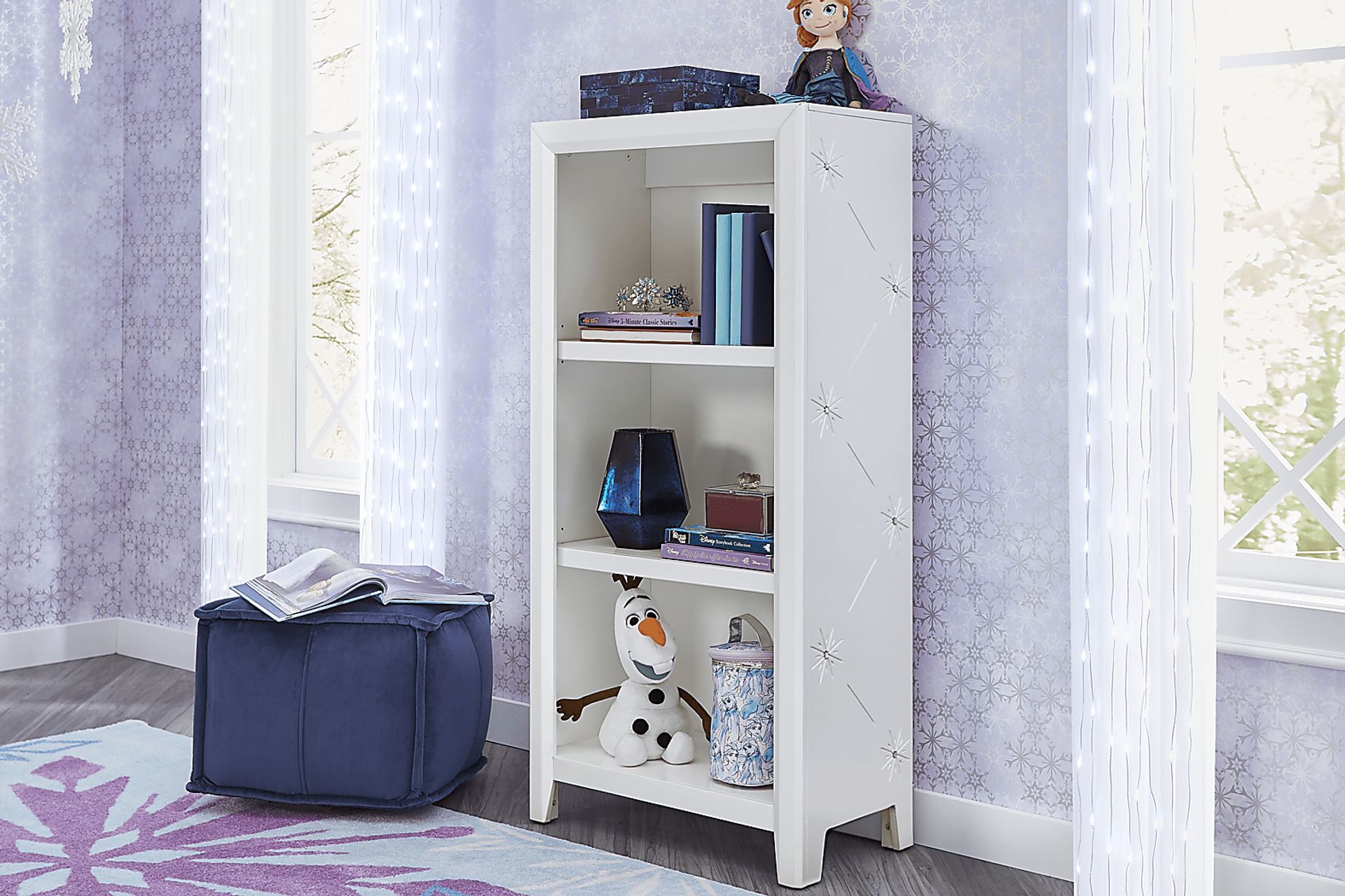 Disney Frozen Ice White Bookcase - Image 5